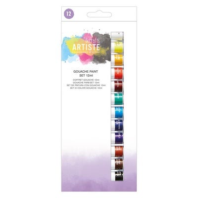 Daler Rowney Fine Art Gouache Assorted Set 12 12ml