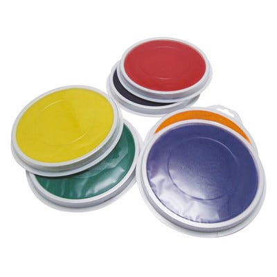 Giant Ink Pads Assorted Pack 6