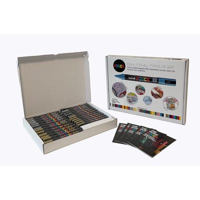 POSCA Paint Markers Gold and Silver Pack 24