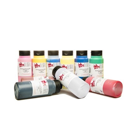 Acrylic Warm Cool RedPaint 500ml