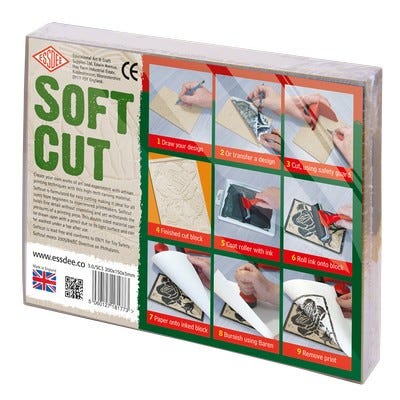 Soft Cut Lino 200 x 150 x 3 Buff Pack 10
