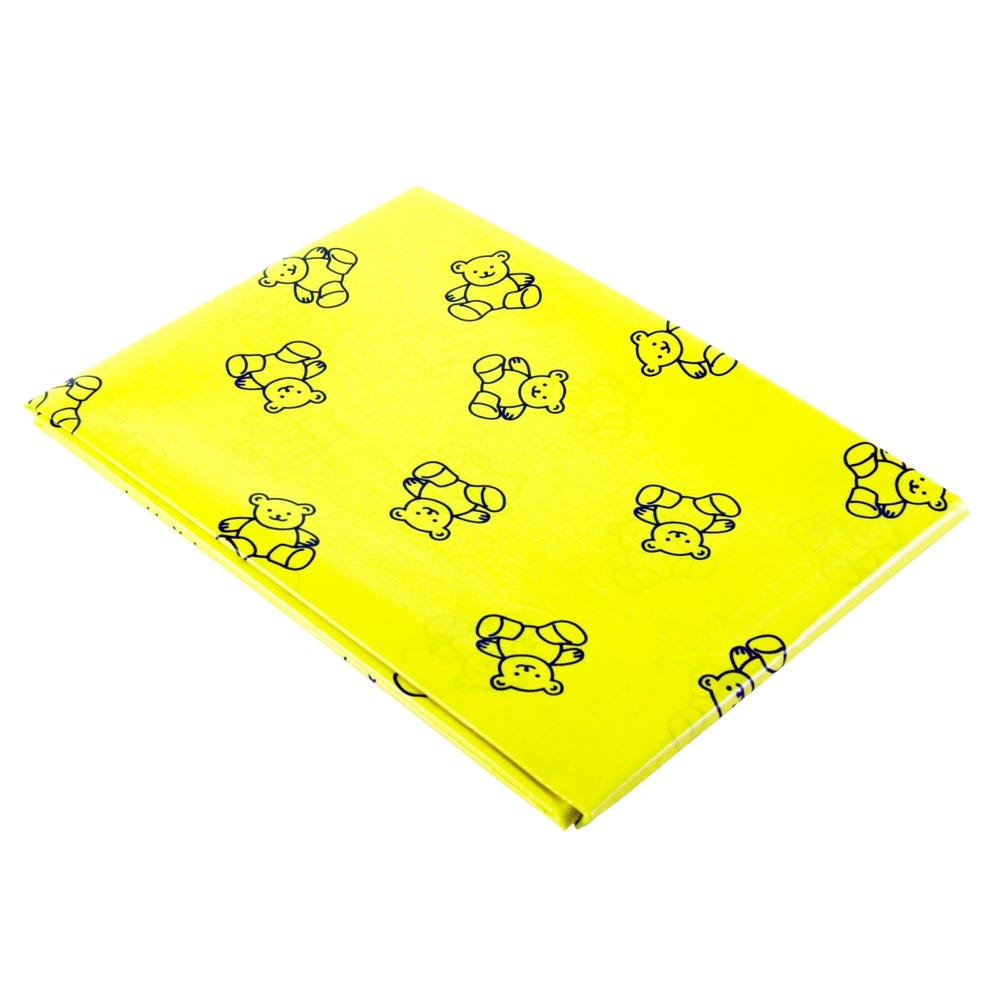 Yellow Patterned Splash Mat, Each