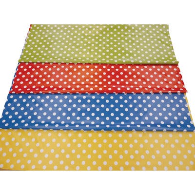 1 x 1.38m PVC Table Covering Red Spot]