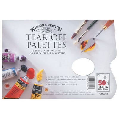 Winsor & Newton Disposable Palette Pad A4 White Each