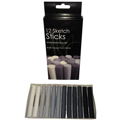 Artist's Sketching Set Grey Set 12
