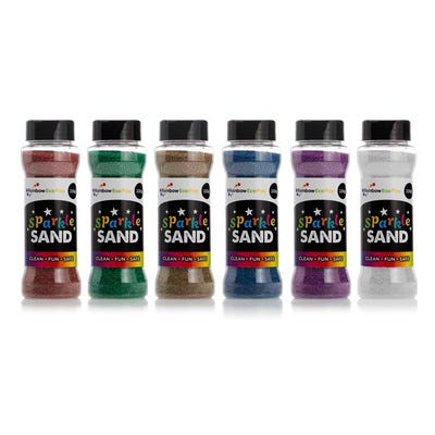 Sparkle Sand Shakers 220g Pack of 6