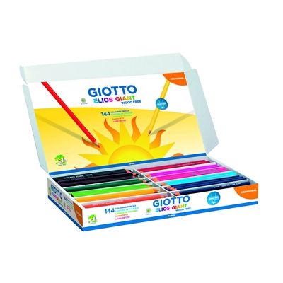Giotto Giant Wood Free Colouring Pencils