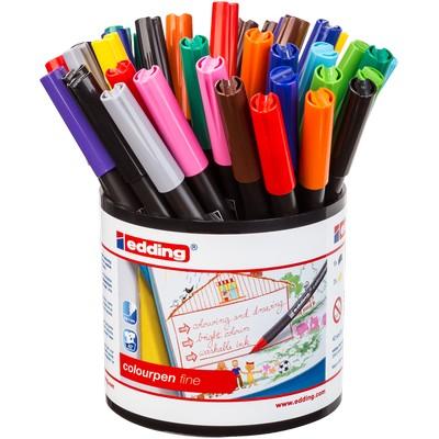 edding Colouring Pens Fine Tip Assorted Tub 42