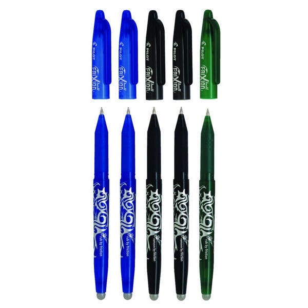 Pilot Frixion Erasable Rollerball Pens Pack of 12