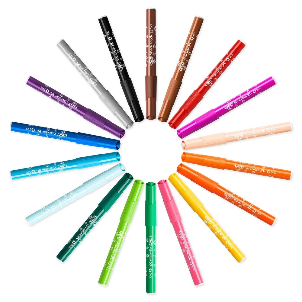 BIC Kids Visacolor ECOlutions Colouring Pens