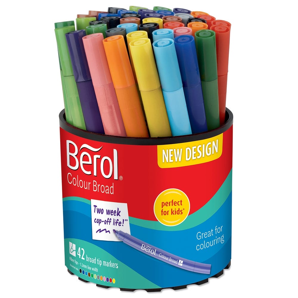 Berol Colour Broad Pens