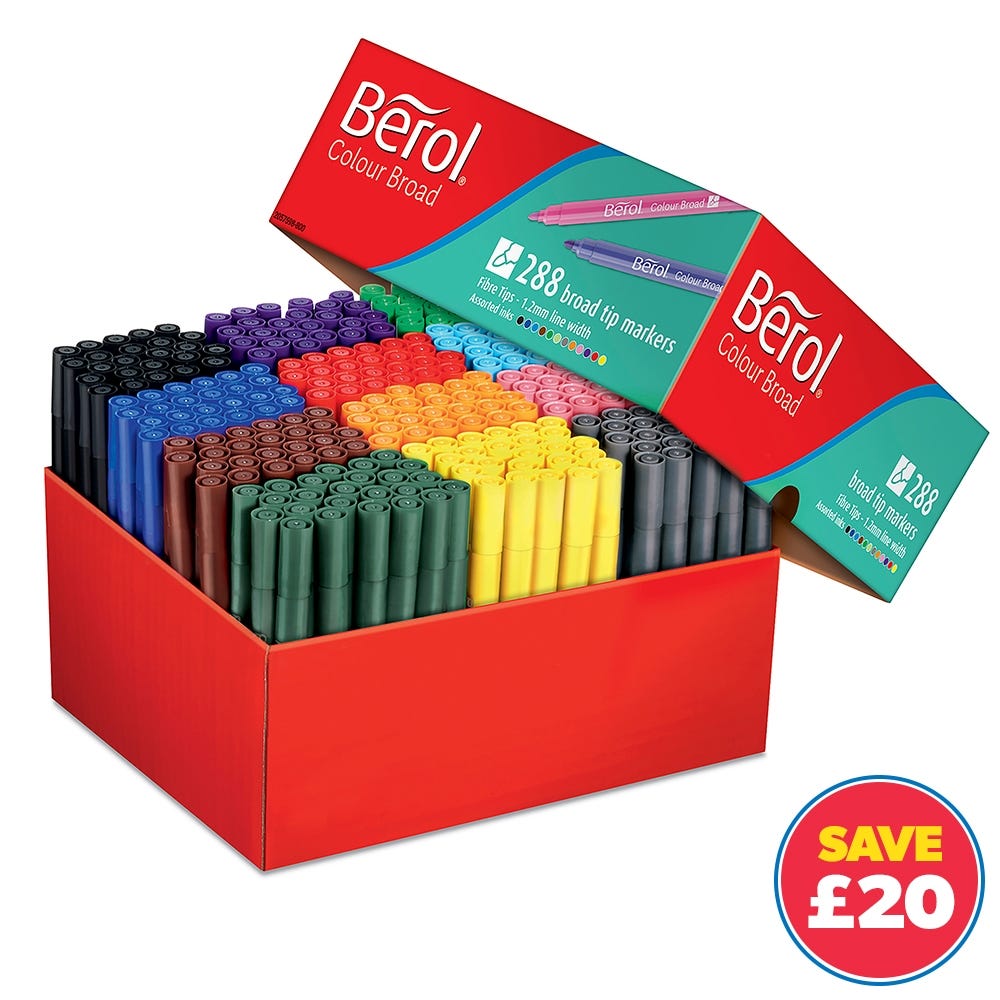Berol Colour Broad Pens Pack of 288