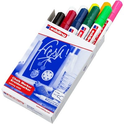 edding Chalkmaster Assorted Colours Pack of 10
