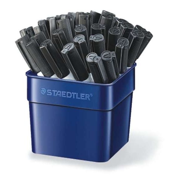 STAEDTLER Lumocolor Whiteboard Compact Markers Black Pack of 36