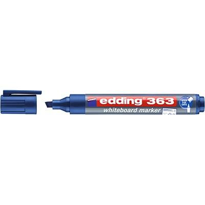 edding 363 Drywipe Markers Chisel Tip Blue Pack of 10