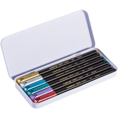 edding Metallic Colour Pens Assorted Pack 6