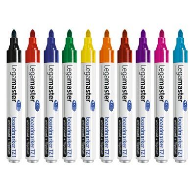 Legamaster TZ1 Board Markers Assorted Pack of 10
