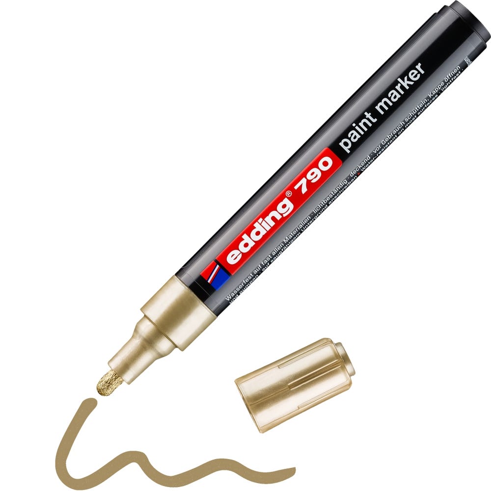 edding Metallic Paint Markers 790 Paintmaster Box of 10
