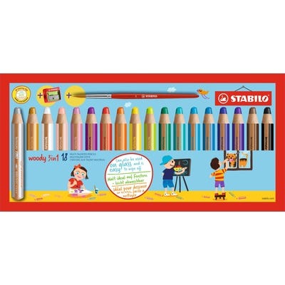 STABILO Woody Colouring Pencils Assorted