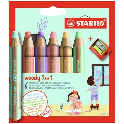 STABILO Woody Colouring Pencils Pastel