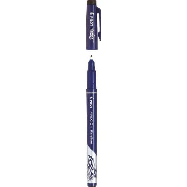 Pilot Frixion Handwriter Fineliner Pens Black Pack 36