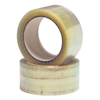 50mm x 66m Q-Connect Clear Packaging Tape