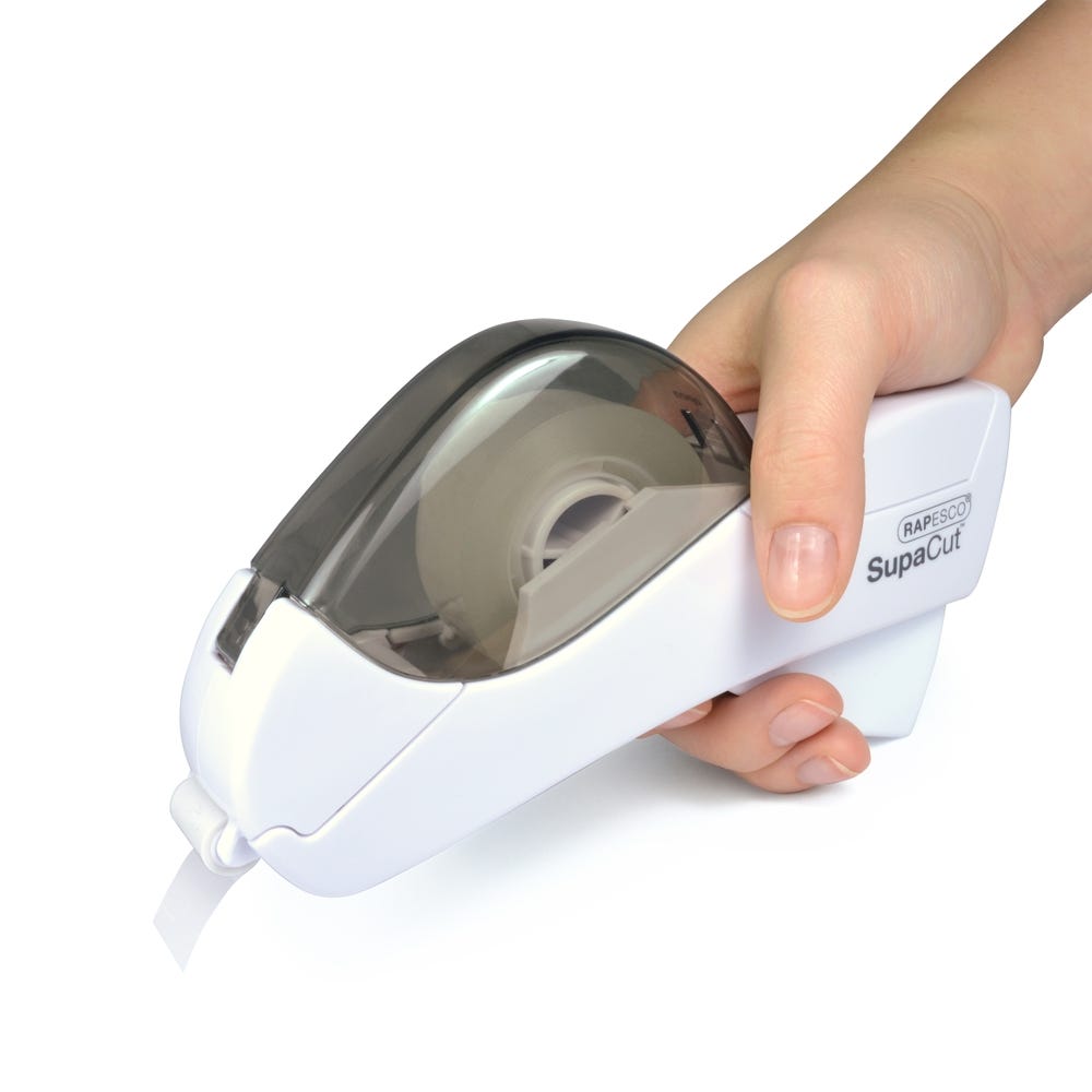 Rapesco SupaCut Tape Dispenser and 2 Rolls of Tape