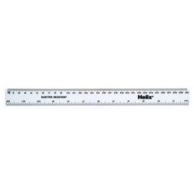 300mm Ruler White Pack of 100