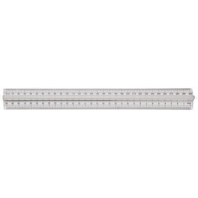 Finger Grip, Shatter Resistant Ruler 300mm,Pack 10