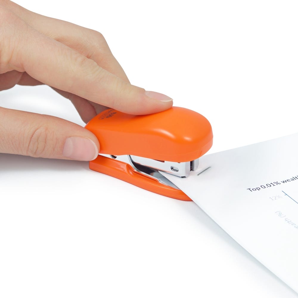 Rapesco Bug Mini Stapler Orange