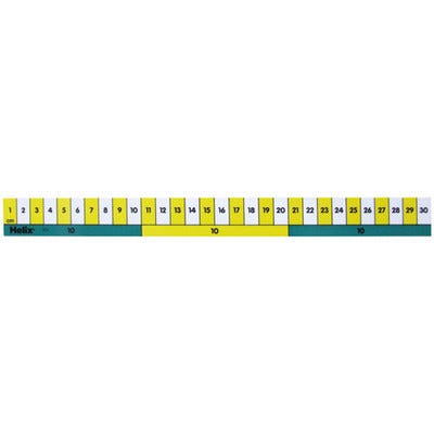 Early Learning Ruler White/Yellow