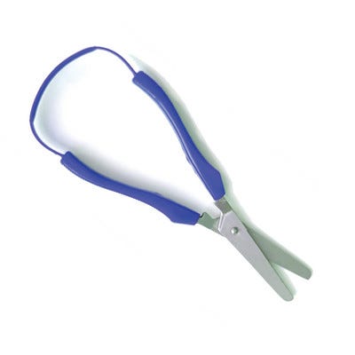 Easy To Grip Scissors, Blue, Pack of 10