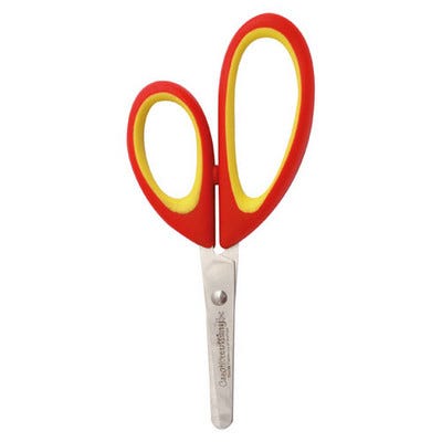 Long Loop Scissors Children's Right Handed Red/Yellow