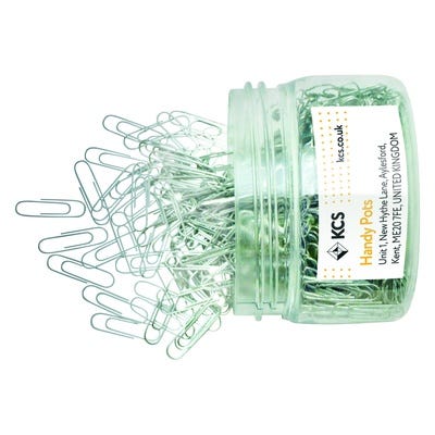 KCS Small Paperclips 22mm Tub of 500