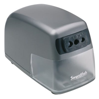 Snopake Trio Electric Pencil Sharpener Grey