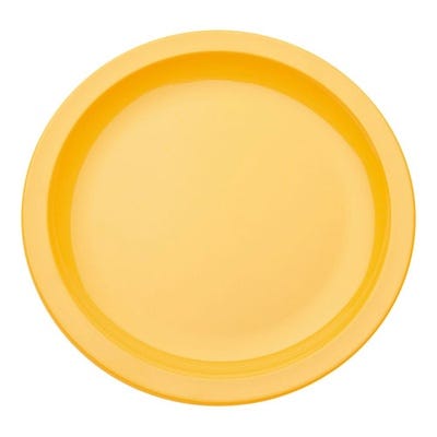Polycarbonate Narrow Rim Plate 170mm Yellow