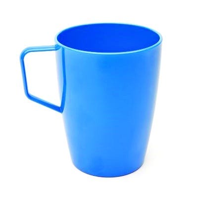 Polycarbonate Handled Beaker Blue 28cl