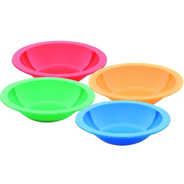 Polycarbonate Narrow Rim Bowl 170mm Red