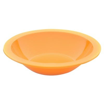 Polycarbonate Narrow Rim Bowl 170mm Yellow