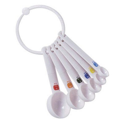 Measuring Spoons White