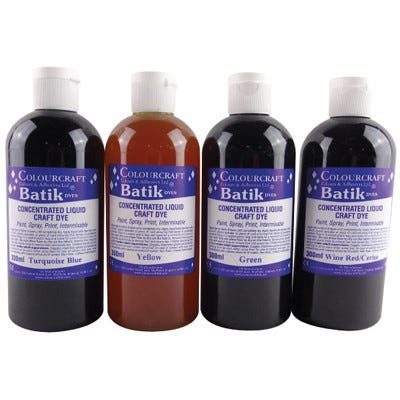 Concentrated Batik Dyes Lemon Yellow Each 300ml