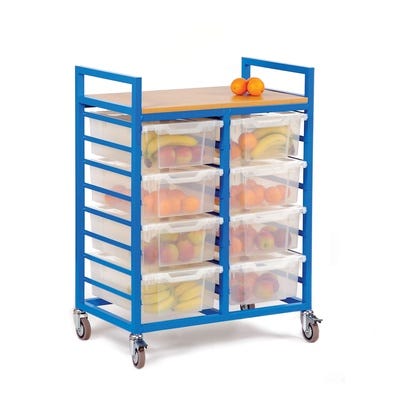 Storage Trolley Blue