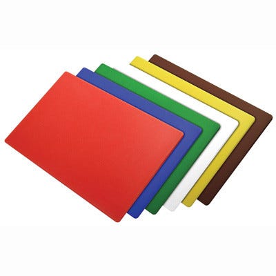Polythene Chopping Board 460x300x10mm Red