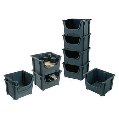 Space Bin Containers Pack of 5 50 Litres