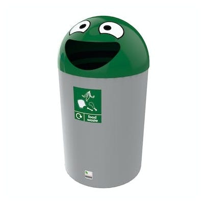 Buddy Recycling Bin Food Waste 84 Litres Dark Green