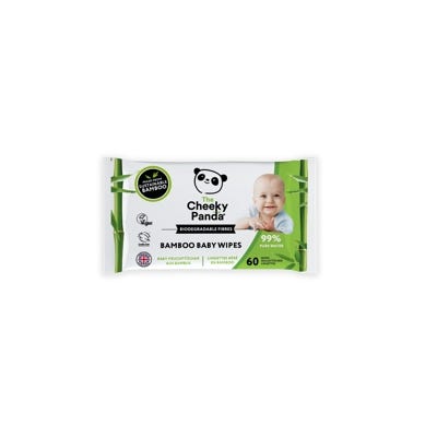Cheeky Panda Bamboo Baby Wipes Pack of 60