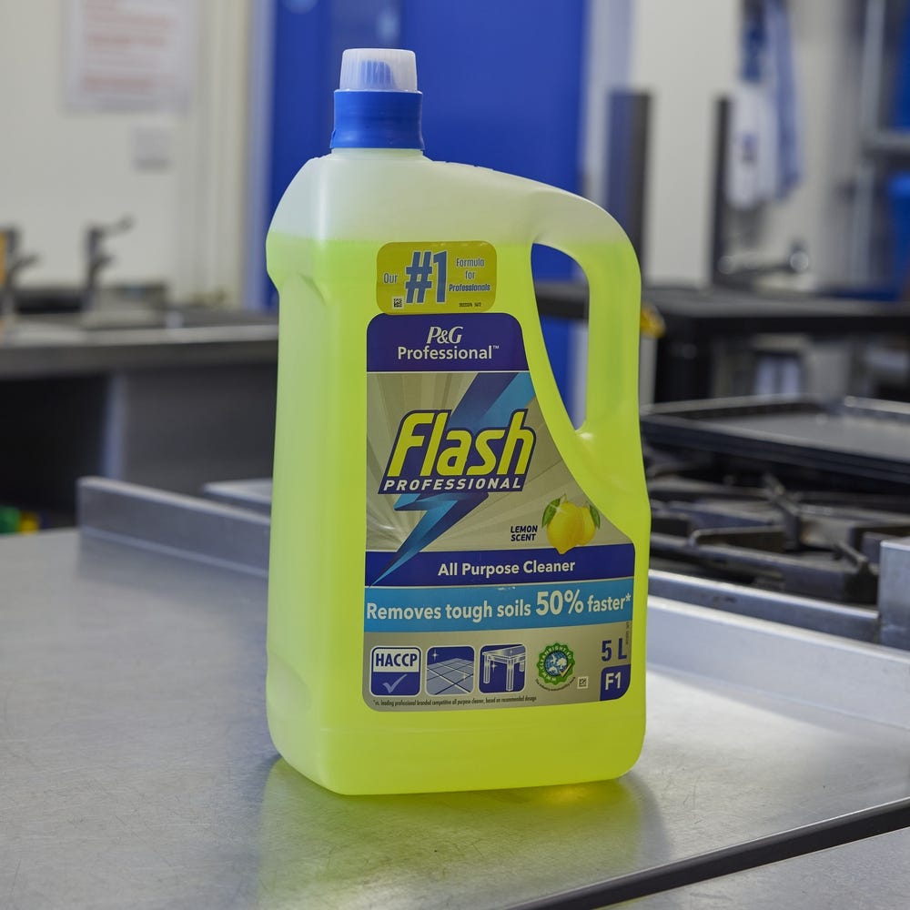 Flash Lemon Floor Cleaner 5 Litres