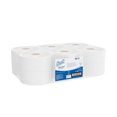 Scott Jumbo Toilet Tissue L200m Pack of 12