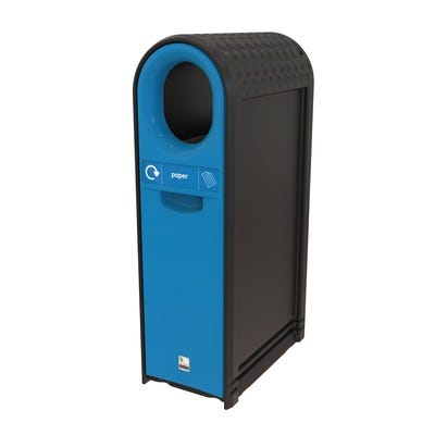EcoArc Recycling Paper Bin 80 Litres Blue