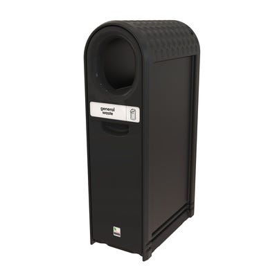 EcoArc General Waste Bin 80 Litres Black